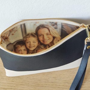 Custom Gift for Mom, Mother of the Bride Gift, Personalized Gift for Wedding Day, Personalized Photo Purse