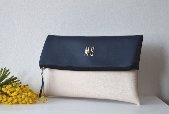 Personalized Acrylic Clutch Purse-Nautical Brides - Bach Bride