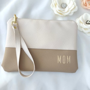 Foto Clutch Tasche, Geschenk für Mutter von der Braut, Mutter des Bräutigams Geschenk, Bild Futter Geldbörse