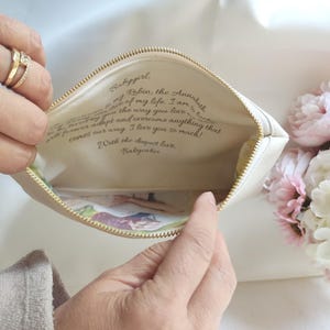 Custom Gift for Mom, Mother of the Bride or Groom Gift, Personalized Photo Purse for Wedding Day