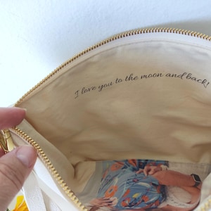Custom Gift for Birthday, Mother of the Bride or Groom Gift, Personalized Photo Purse for Wedding Day