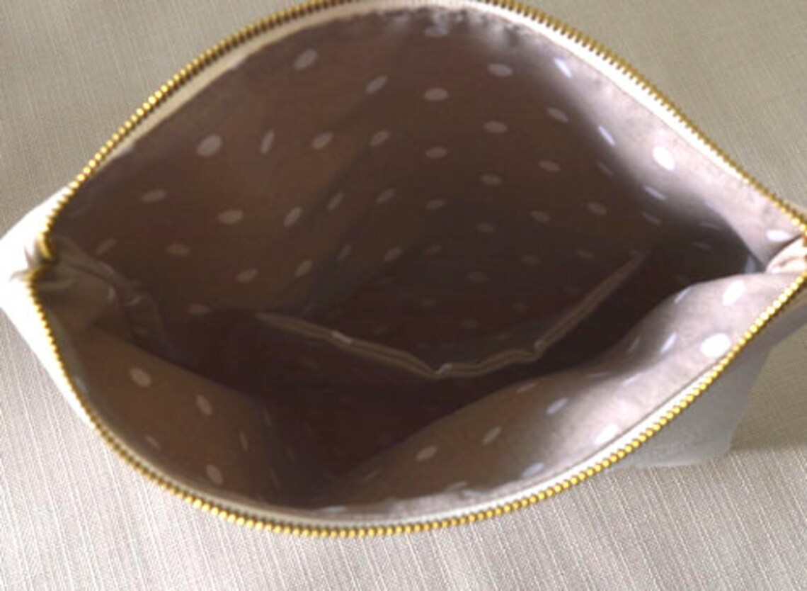 Set of 5 Monogrammed Clutches / Bridesmaids Gift / Gold Etsy