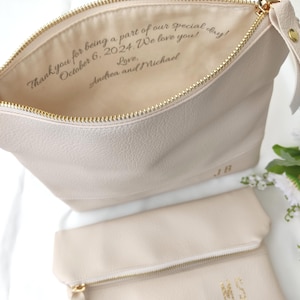 Pochette personnalisée / Cadeau de demoiselles d'honneur / Idée cadeau