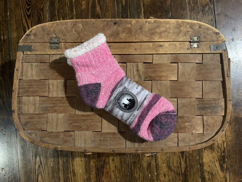 Alpaca Pink short sock thermal image 1