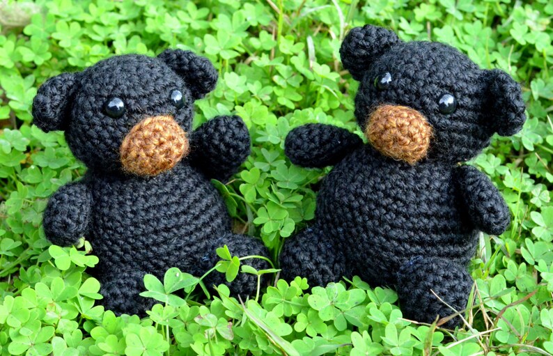 PATTERN Crocheted Black Bear Californimal Etsy