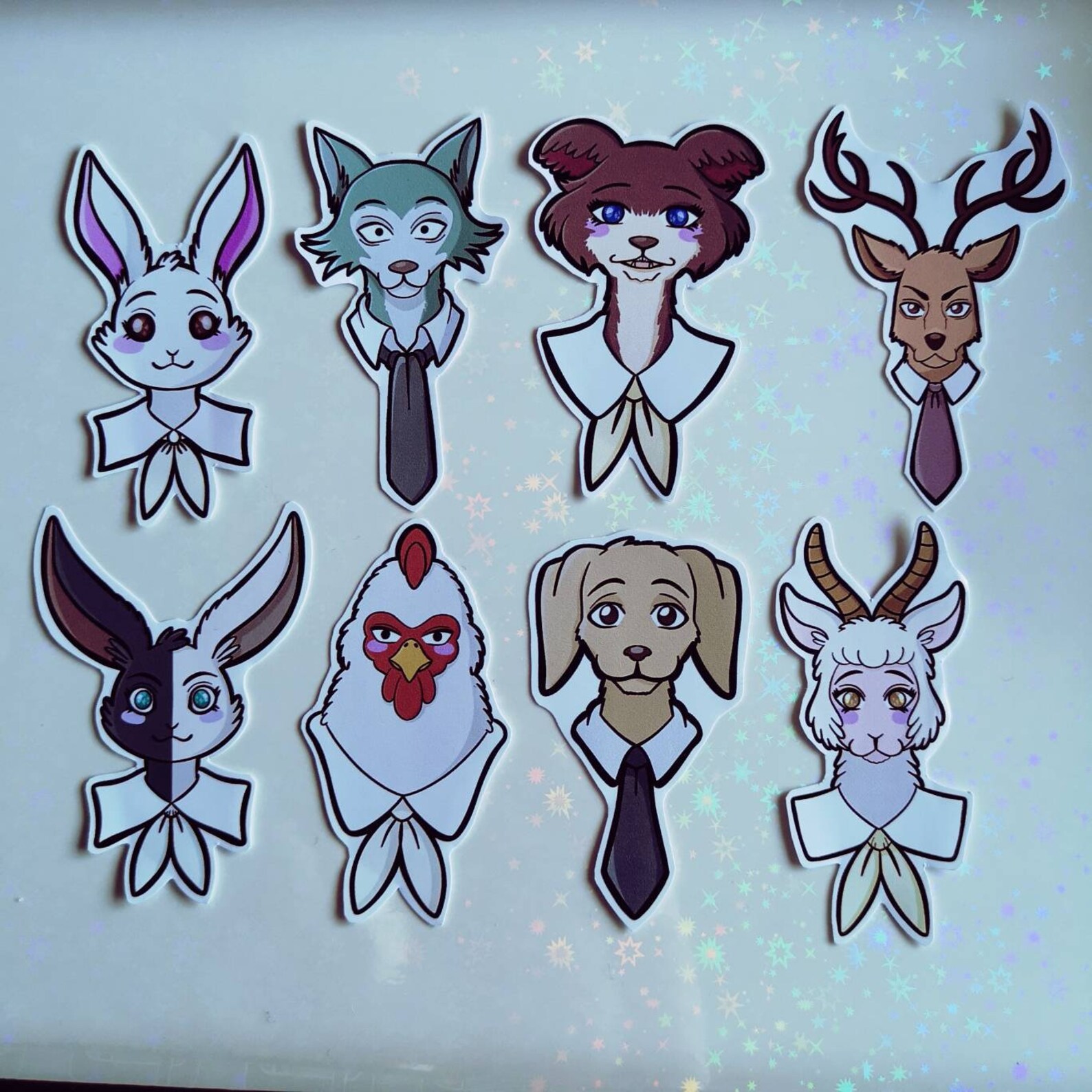Cute Kawaii Beastars Stickers Small Medium or Large Sticker Etsy