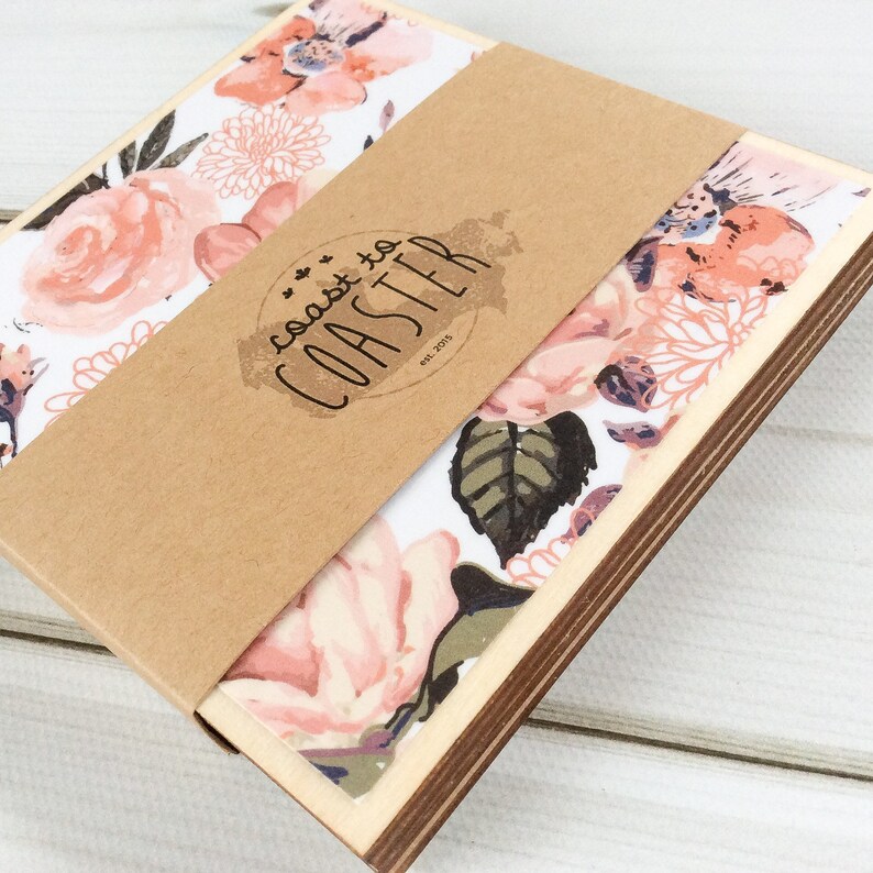 Blush Pink Decor Blush Pink Coasters Blush Pink Gift Pink