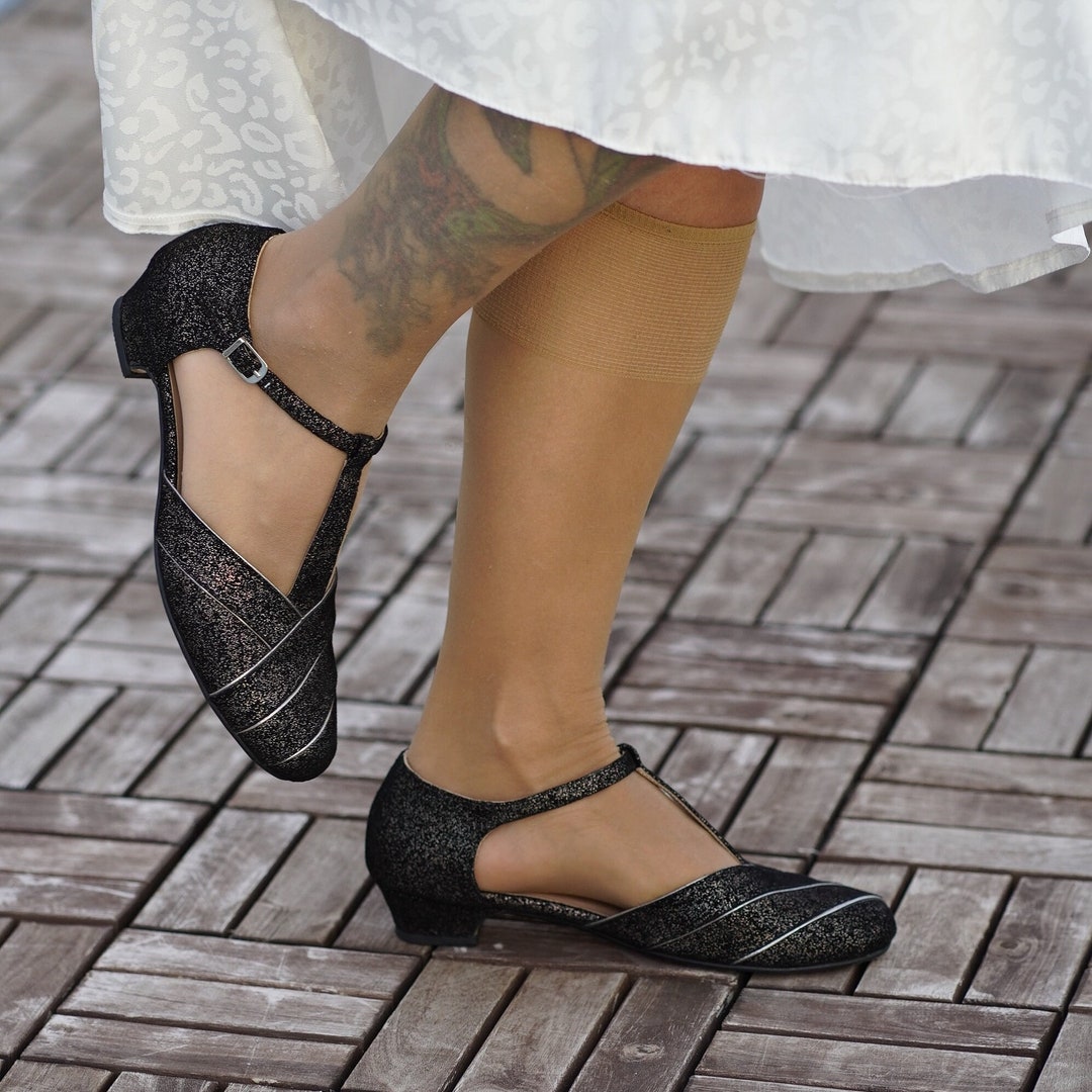 Vintage Inspired, Genuine Leather, Handmade Retro Women Shoes