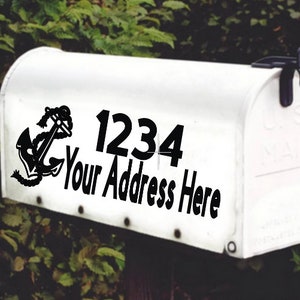 Anchor Mailbox Decal Gift Set of 2
