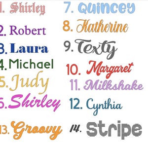 Custom Name Decals