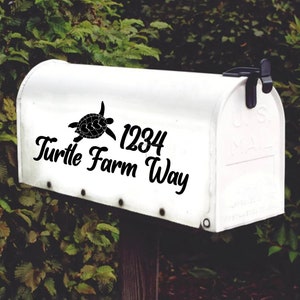 Turtle Mailbox v2 Decal Gift Set of 2