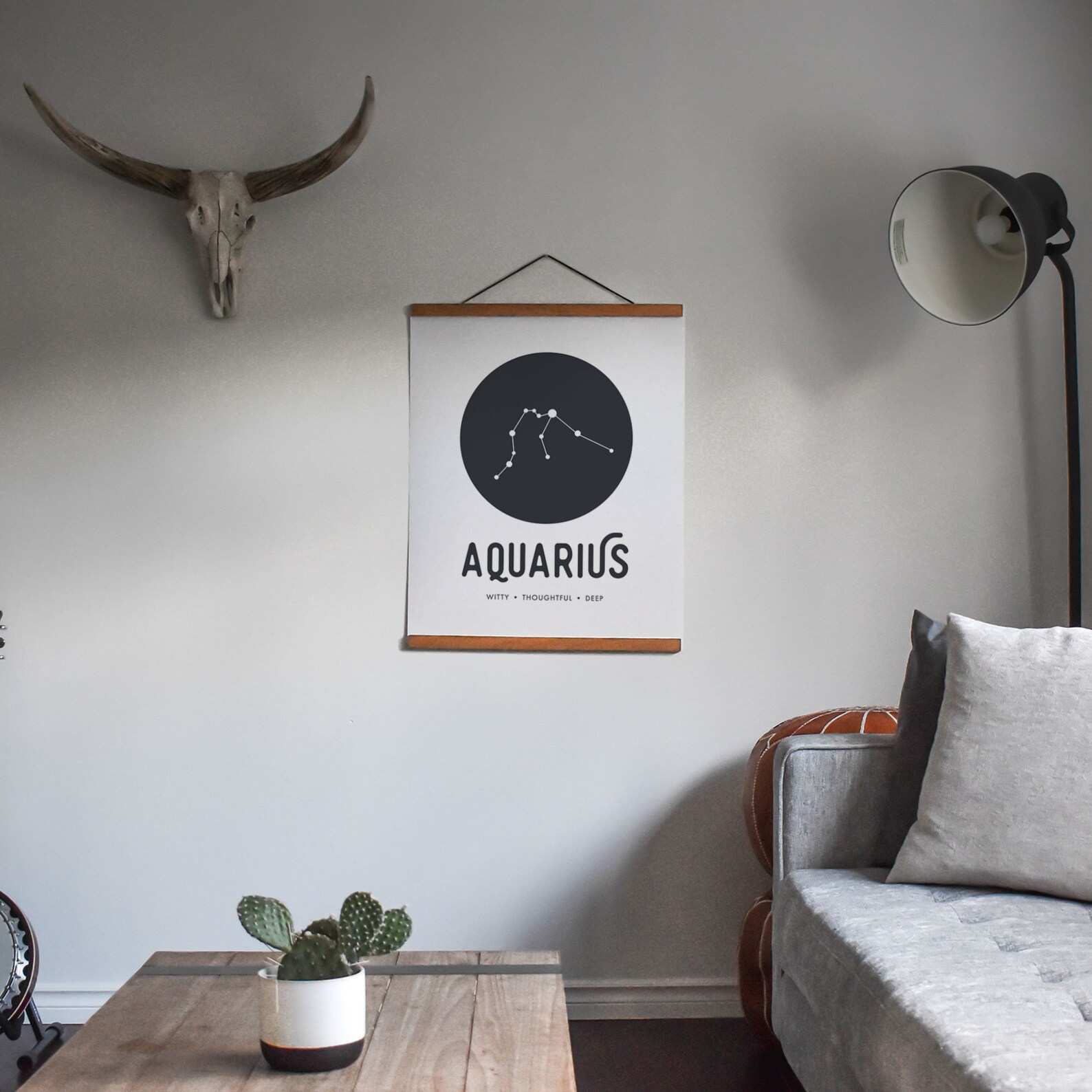 Aquarius PRINTABLE WALL ART Instant Digital Download | Etsy