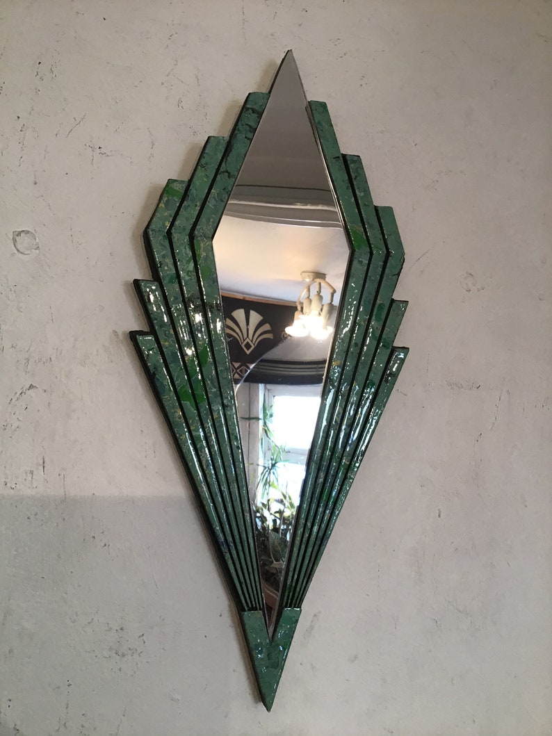 Miroir Art Deco Handcrafted Decorative Art design home decor image 1