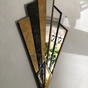 Art Deco mirror classic design 52cm(20.5”) x26cm(10”)
