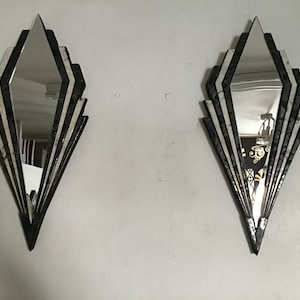 Pair of stylish mirrors classic design