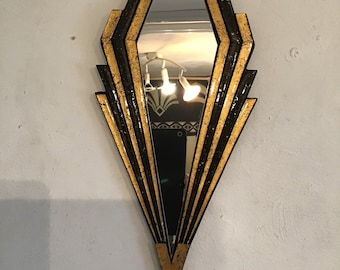 Classic Art Deco decorative mirror