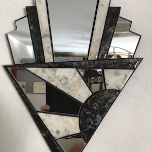 Art Deco mirror Handcrafted Decorative design home decor