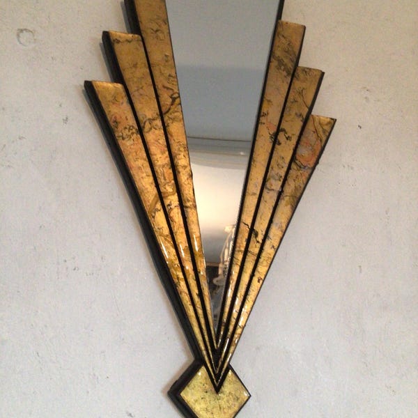 Miroir art déco design élégant
