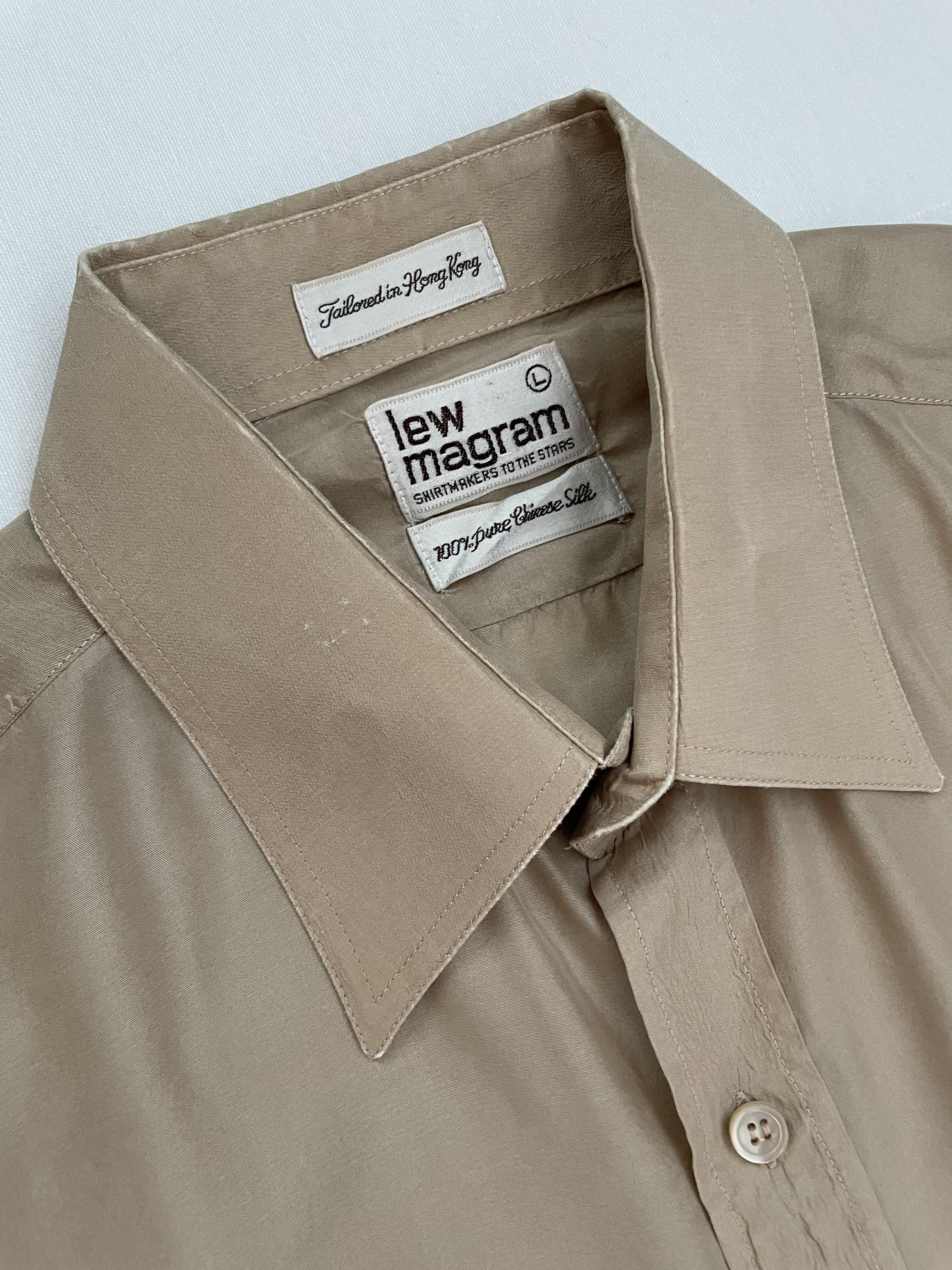 Men's Vintage Lew Magram 100 Pure Chinese Silk Etsy