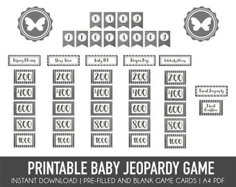 Baby Jeopardy Etsy