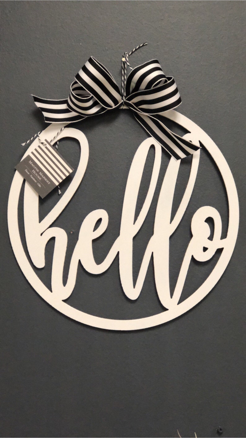 12 Hello Sign