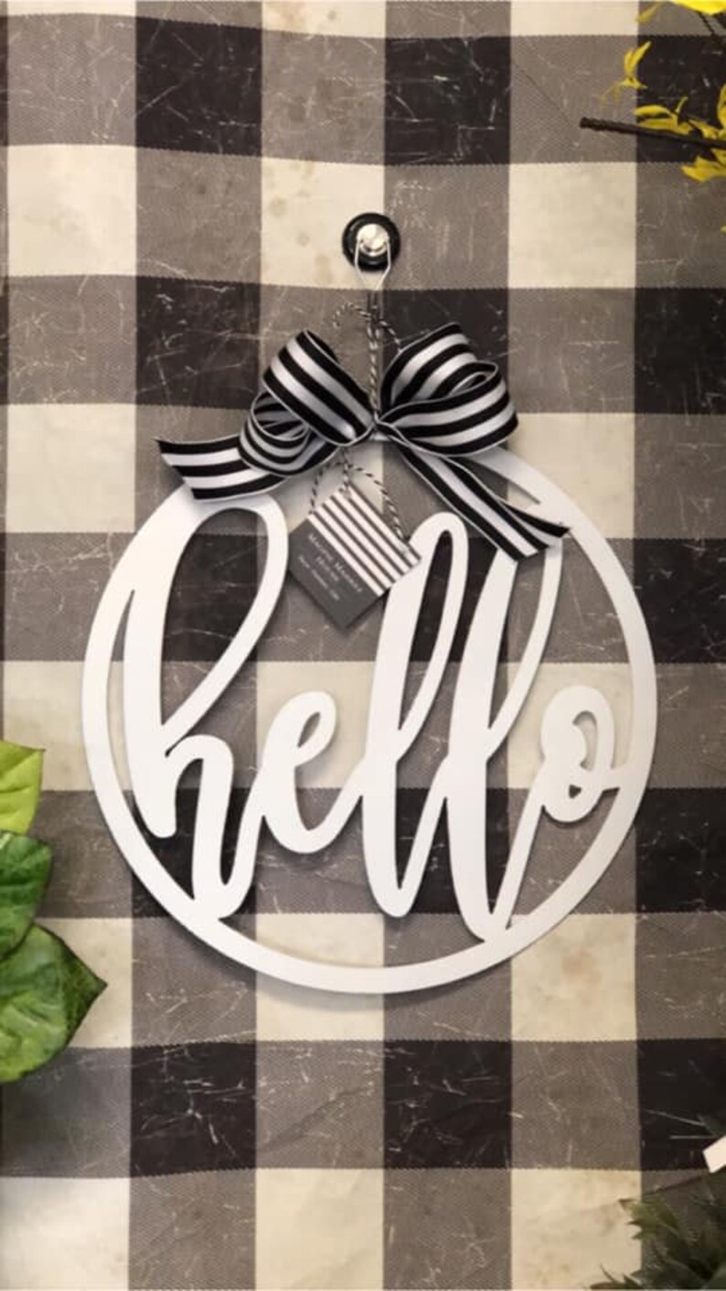 12 Hello Sign