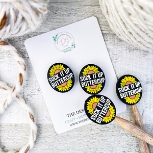 Buttercup Stitch Stoppers, Knitting Needle Point Protectors, Knitting Notions, Knitting Accessories