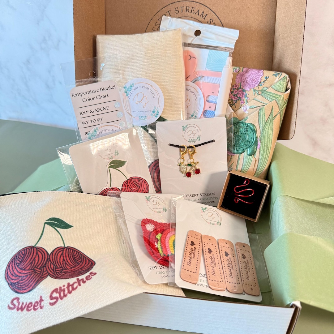 The *luxe Limited* Stitcher's Bundle Box, Gift Box for Crochet and ...