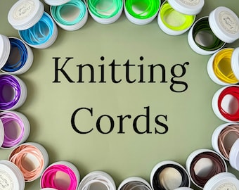 Knitting Cords - Stitch Wire, Try-on Cords, Flexible Cable Stitch Holders, Silicone Stitch Markers, Stitch Saver Cords