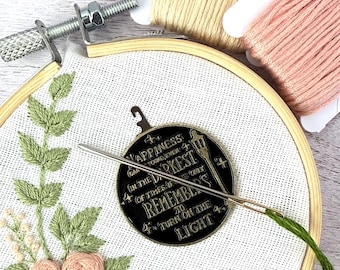 Light Needle Threader Magnetic for Cross Stitch, Embroidery Darning Sewing needle keeper.