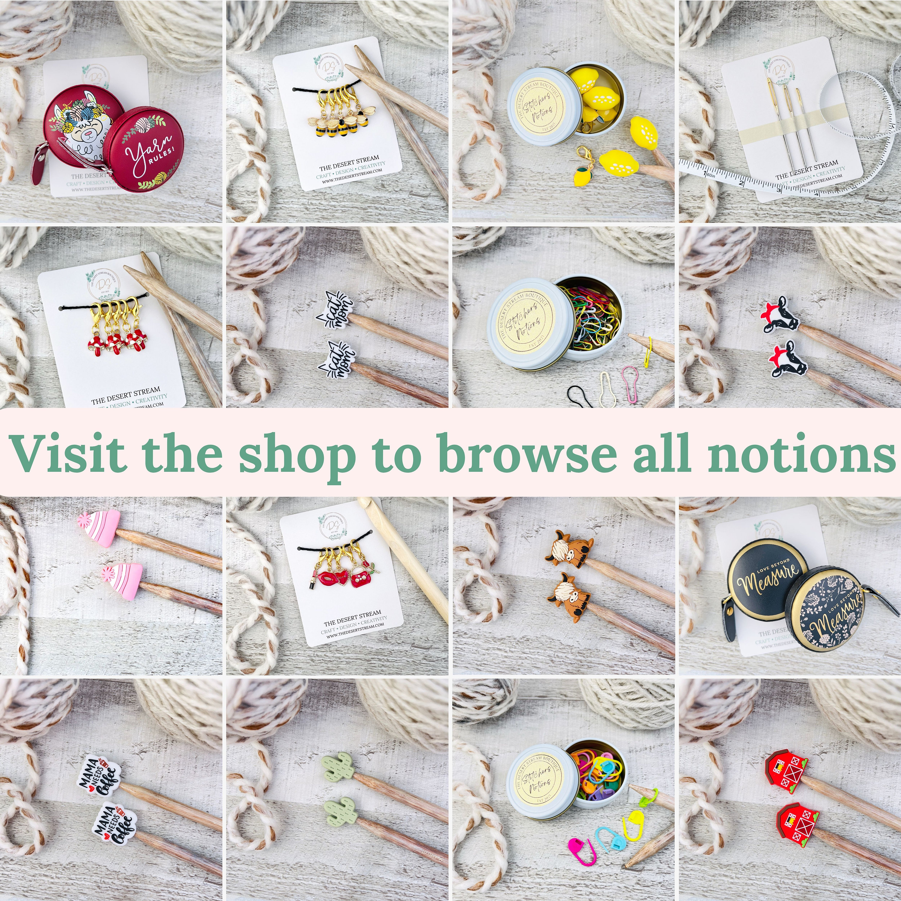Octopus Stackable Markers Sea Creatures Stitch Markers, Ocean Friends Stitch Markers, Progress ...