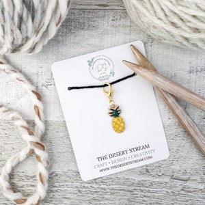 Pineapple Stitch Marker, Knitting Notions, Snag Free Stitch Marker, Progress Keeper, Crochet tools, Knitting tools, gift for mom