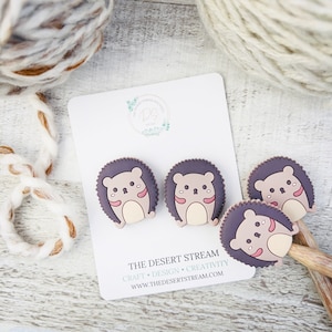 Hedgehog Stitch Stoppers, Knitting Needle Point Protectors, Knitting Notions, Knitting Accessories