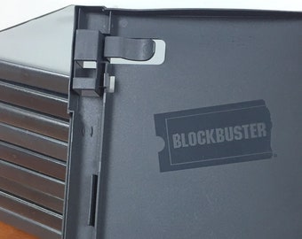 Set of 10 Blockbuster DVD Cases - Empty Rental - Video Store Movie Theme, Custom Craft DIY Project / Decor Gift