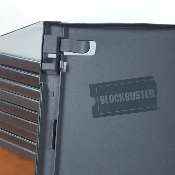 Set of 10 Blockbuster DVD Cases - Empty Rental - Video Store Movie Theme, Custom Craft DIY Project / Decor Gift