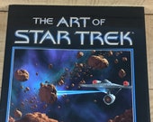 The Art of Star Trek - Coffee Table Illustrated Book by Judith and Garfield Reeves-Stevens, Vintage 1995 Hardcover Book