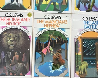 C.S. Lewis - Chronicles of Narnia Paperback Books, Your Choice Of Volumes - The Lion, The Witch and the Wardrobe & More - Literature Decor