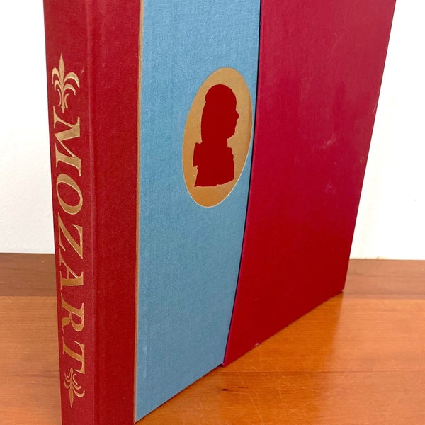 The Life of Mozart - Including His Correspondence by Edward Holmes - The Folio Society Hardcover Book / Classical Music Decor, Gift