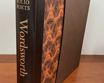 William Wordsworth - Selected Poems - The Folio Society - Vintage Hardcover Book / Illustrated, Poetry Decor Gift