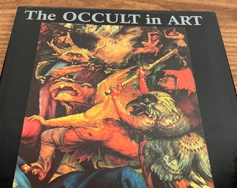 The Occult in Art by Owen S. Rachleff - Introduction by Isaac Bashevis Singer / Vintage Hardcover Book / Magic, Satanism Decor Gift