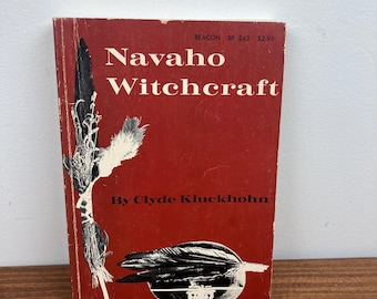 Navaho Witchcraft by Clyde Kluckhohn - Vintage Paperback Book / Navajo, Occult Decor Gift