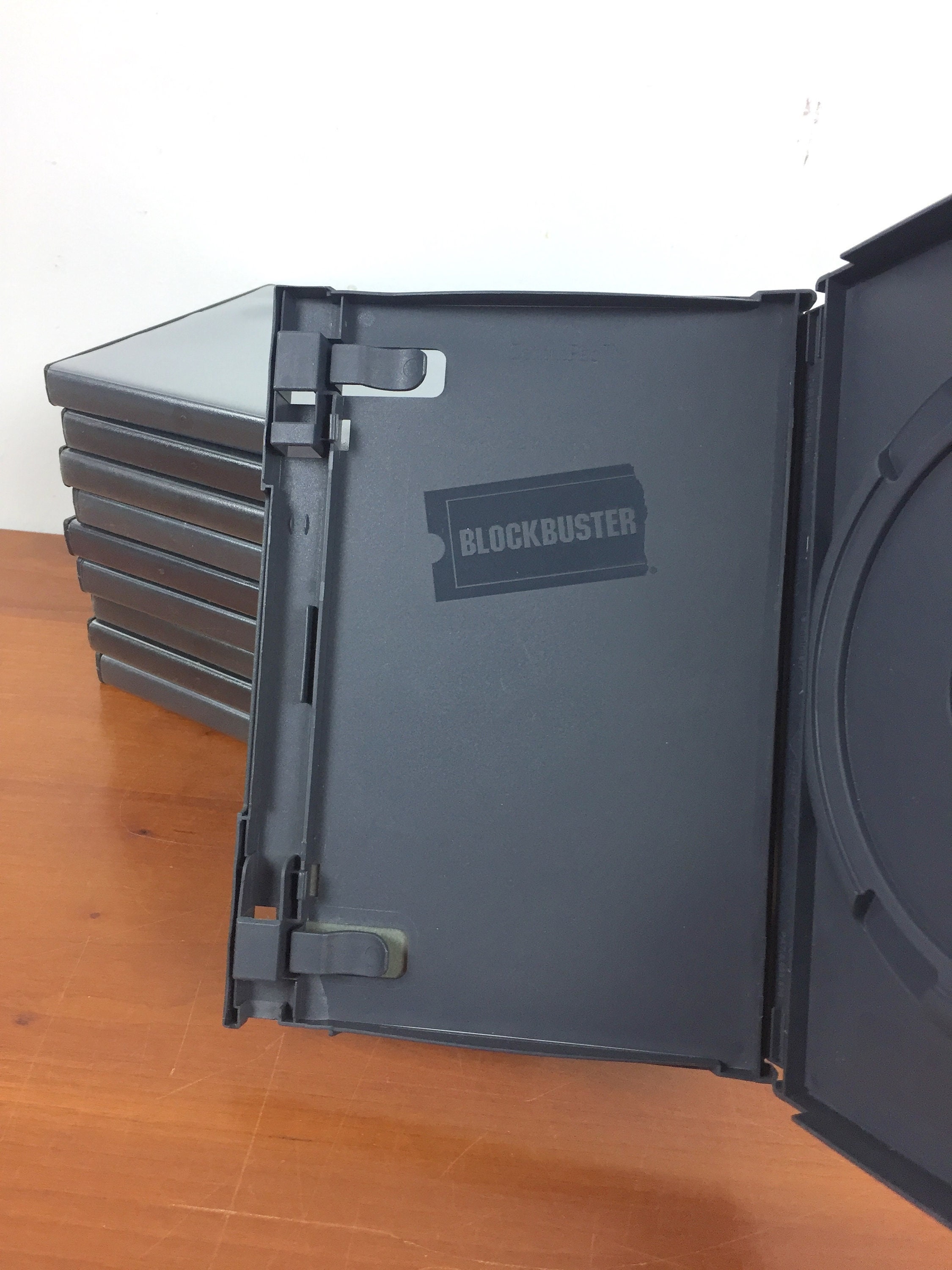Set of 10 Blockbuster DVD Cases - Empty Rental - Video Store