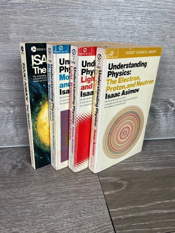 Isaac Asimov Book Set Understanding Physics & the Neutrino Etsy