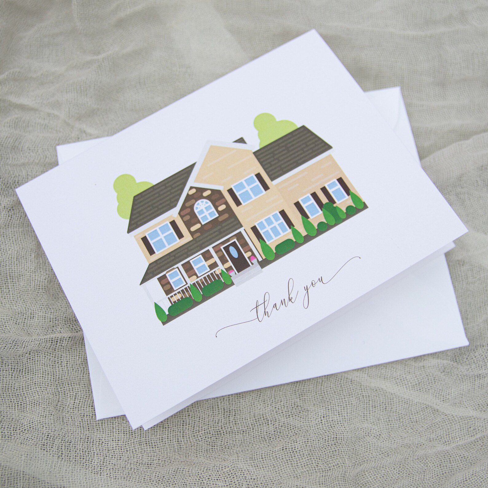 Custom Housewarming Thank You Cards Etsy