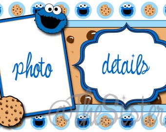 Cookie Monster invitation