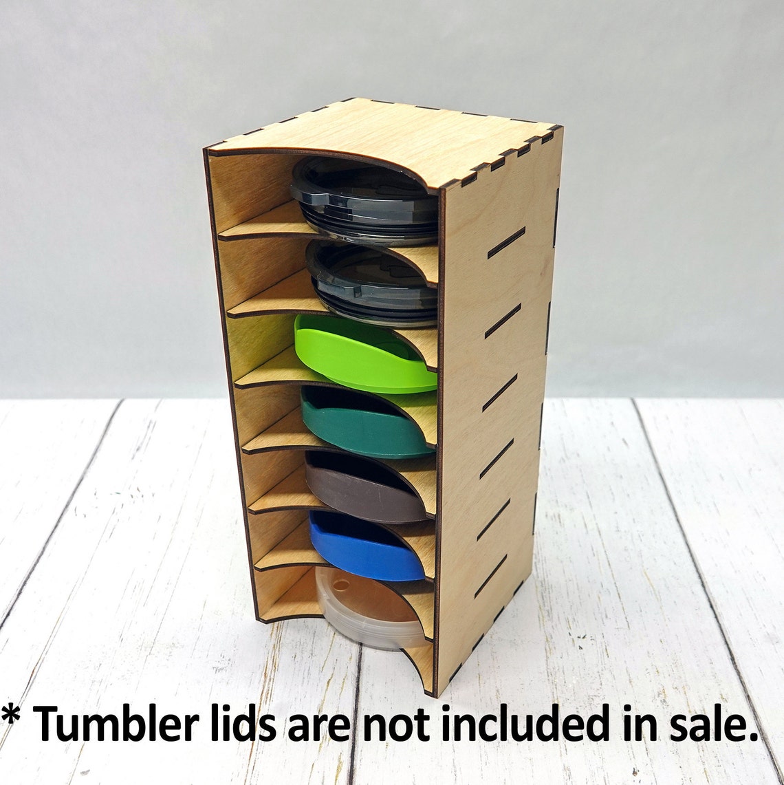 Tumbler Lid Organizer Fits Tervis Yeti RTIC Ozark Trail Etsy