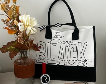 It’s Giving Black Girl Luxury Shopping Tote