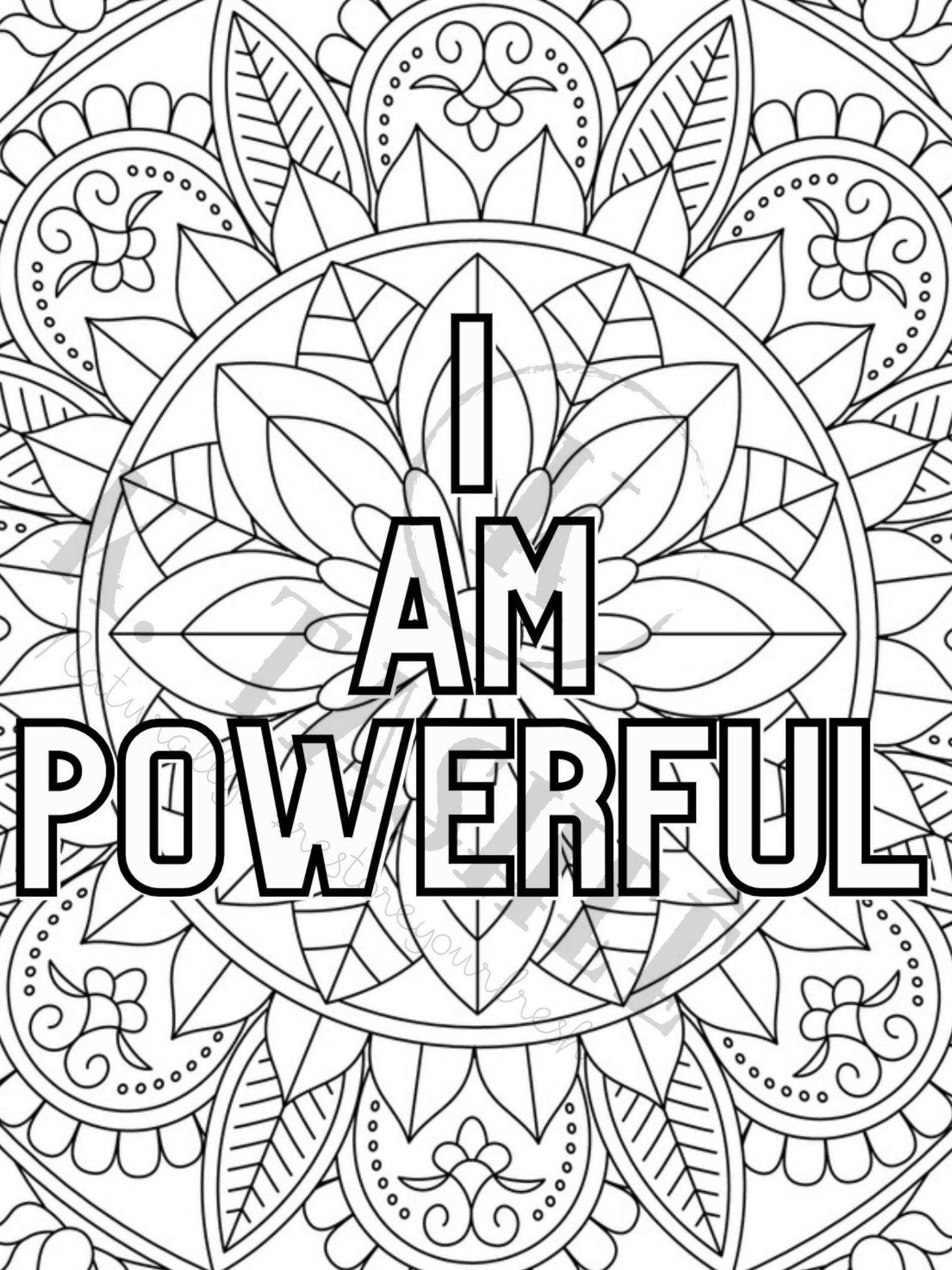 self-care-adult-coloring-pages-self-love-affirmations-instant-download-etsy