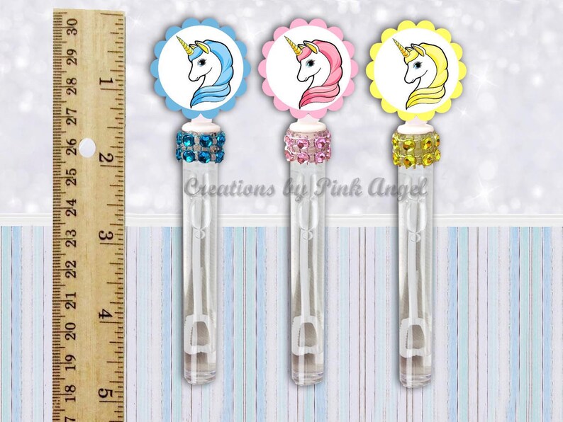 18 Unicorn Bubble Wands Pink Blue Purple Green Unicorn Favors Unicorn Birthday Favors 12 6 Unicorn Party Favors