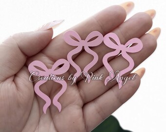 Coquette Bow Confetti, Baby Shower, Bridal Shower She's Tying the Knot Table Scatter, 50PCS